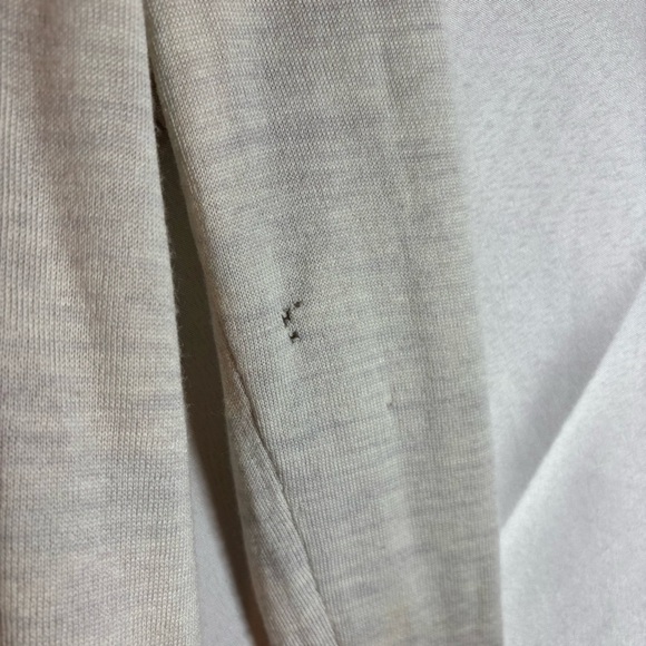 All Saints Merino Gray Zip-Up Ramskull Hoodie Sweater with Ribbed Cuffs M - Picture 12 of 16